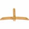 Ekena Millwork Bellingham Rough Sawn Timber Gable Bracket, Western Red Cedar, 72"W x 42"H x 4"D x 6"F, 14/12 Pitch GBW072X42X0406BEL00RWR - alternate 5